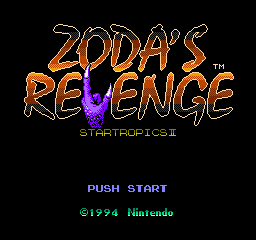 Zoda's Revenge: StarTropics II (NES)   © Nintendo 1994    1/3