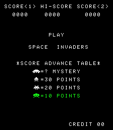 Space Invaders   © Taito 1978   (ARC)    1/3