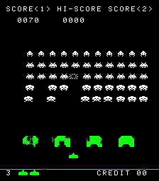 Space Invaders (ARC)   © Taito 1978    2/3