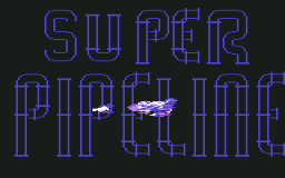 Super Pipeline (C64) &nbsp; &copy;  1983 &nbsp;  1/3