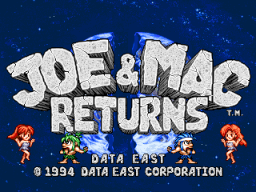 Joe & Mac Returns (ARC)   © Data East 1994    1/5