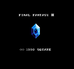 Final Fantasy III (NES)   © Square 1990    1/3
