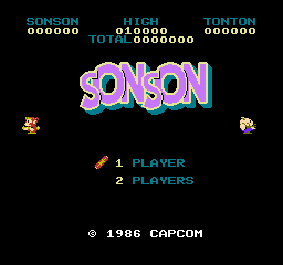 Son Son (NES)   © Capcom 1986    1/3