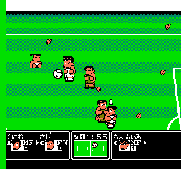 Kunio Kun No Nekketsu Soccer League (NES)   © Technos 1993    3/3