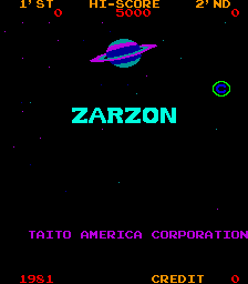 Zarzon (ARC)   © Taito 1981    1/3