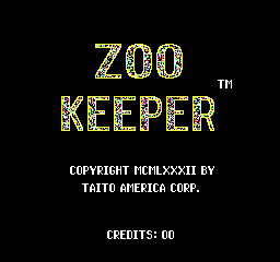 Zoo Keeper (ARC)   © Taito 1982    1/4