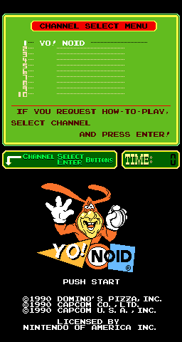 Yo! Noid (ARC)   © Capcom 1990    1/3