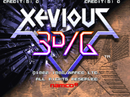 Xevious 3D/G (ARC)   © Namco 1996    1/3