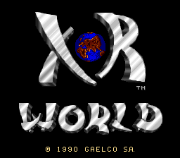 Xor World (ARC)   © Gaelco 1990    1/3
