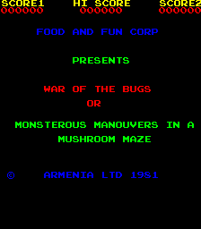 War Of The Bugs (ARC)   © Armenia 1981    1/3