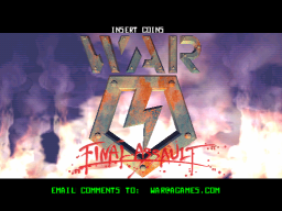 War: Final Assault (ARC) &nbsp; &copy; Atari Games 1999 &nbsp;  1/3