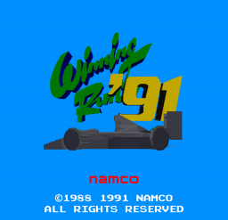 Winning Run '91 (ARC)   © Namco 1991    1/3