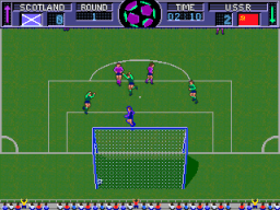World Soccer Finals (ARC)   © Leland 1990    2/3