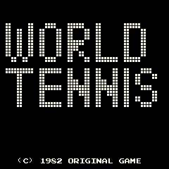 World Tennis (ARC)   ©  1982    1/3