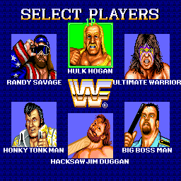 WWF Superstars (ARC)   © Technos 1989    4/4