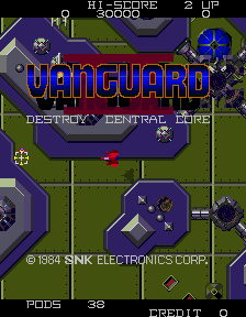 Vanguard II (ARC)   © SNK 1984    1/3