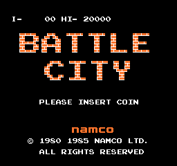 Vs. Battle City (ARC)   © Namco 1985    1/3