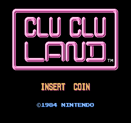 Vs. Clu Clu Land (ARC)   © Nintendo 1985    1/3