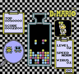 Vs. Dr. Mario (ARC)   © Nintendo 1990    3/3