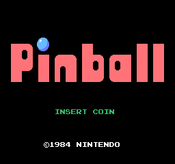 Vs. Pinball (ARC)   © Nintendo 1984    1/3