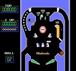 Vs. Pinball (ARC)   © Nintendo 1984    3/3
