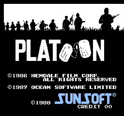 Vs. Platoon (ARC)   © Nintendo 1988    1/4