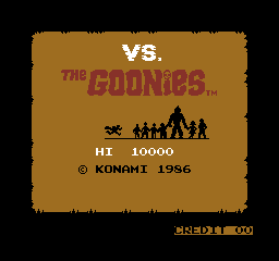 Vs. The Goonies (ARC)   © Nintendo 1985    1/3