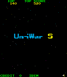 UniWar S (ARC)   © Irem 1980    1/4