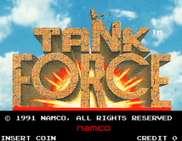 Tank Force (ARC)   © Namco 1991    1/4