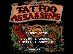 Tattoo Assassins (ARC)   © Data East 1994    1/3