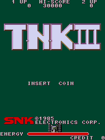 TNK III (ARC)   © SNK 1985    1/4