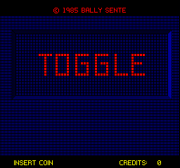 Toggle (ARC)   © Sente 1985    1/3