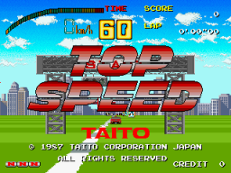 Top Speed (ARC)   © Taito 1987    1/4