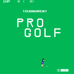 Tournament Pro Golf (ARC)   © Data East 1981    1/3