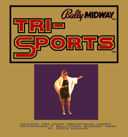Tri-Sports (ARC)   © Bally Midway 1989    1/5