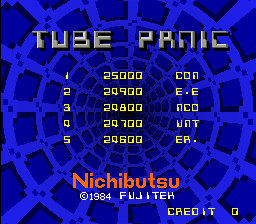 Tube Panic (ARC)   © Nichibutsu 1984    1/3