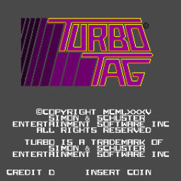 Turbo Tag (ARC)   © Bally Midway 1985    1/3