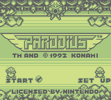 Parodius Da! (GB)   © Konami 1991    1/3