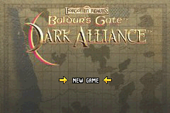 Baldur's Gate: Dark Alliance (GBA)   © DSI 2004    1/3