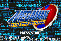 Mega Man: Battle Chip Challenge (GBA)   © Capcom 2003    1/3