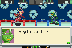 Mega Man: Battle Chip Challenge (GBA)   © Capcom 2003    3/3