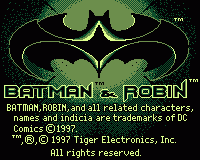 Batman & Robin (GCM)   © Tiger 1997    1/3