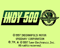Indy 500 (1995) (GCM)   ©  1997    1/3