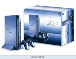 PlayStation 2 Pastel Aqua Blue   © Sony 2003   (PS2)    1/1