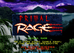 Primal Rage (ARC)   © Atari Games 1994    1/6