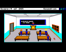 Police Quest 1: In Pursuit Of The Death Angel (AMI)   © Sierra 1987    1/3