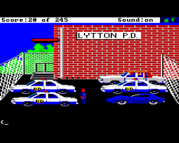 Police Quest 1: In Pursuit Of The Death Angel (AMI)   © Sierra 1987    3/3