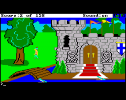 King's Quest I: Quest For The Crown (AMI)   © Sierra 1986    1/3