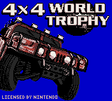 4x4 World Trophy (GBC)   © Infogrames 1999    1/3