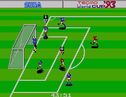 Tecmo World Cup '93 (SMS)   © Sega 1993    3/3